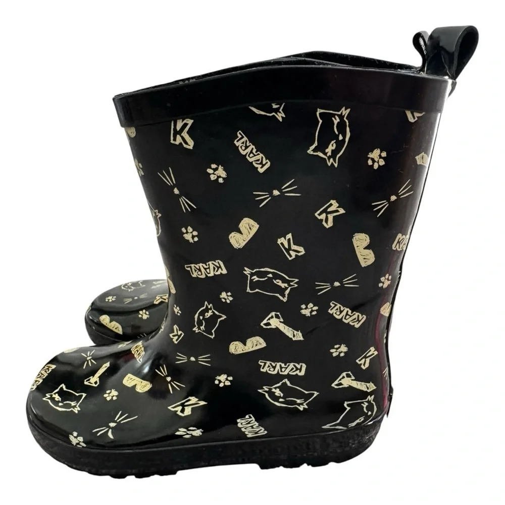 KARL LAGERFELD Kids Rain Boots Size 7